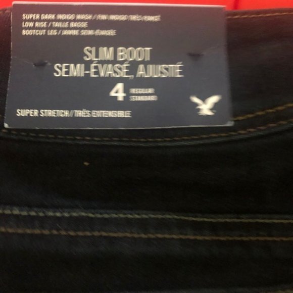 American Eagle Slim Boot cut Jeans Size 4 - Picture 4 of 7